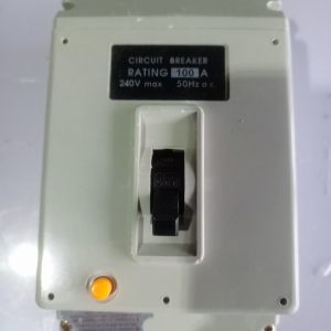 White Three-Phase Circuit Breaker